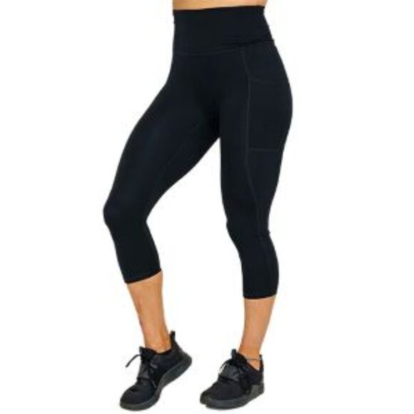 Constantly Varied Gear Pants - CVG Constantly Varied Gear Comfort Leggings Capri Size SM Black Gym Workout